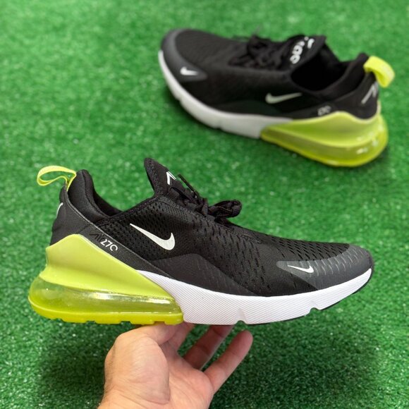 Nike Air Max 270 Light Lemon Twist Black Mens AH8050-703 VNDS Sz 9 - Picture 1 of 7